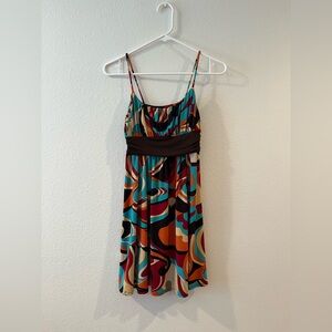 groovy 70’s inspired mini dress